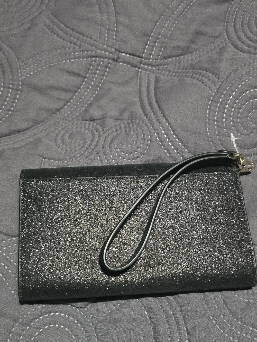 kate spade Black Glitter Wristlet Clutch - Picture 2 of 5